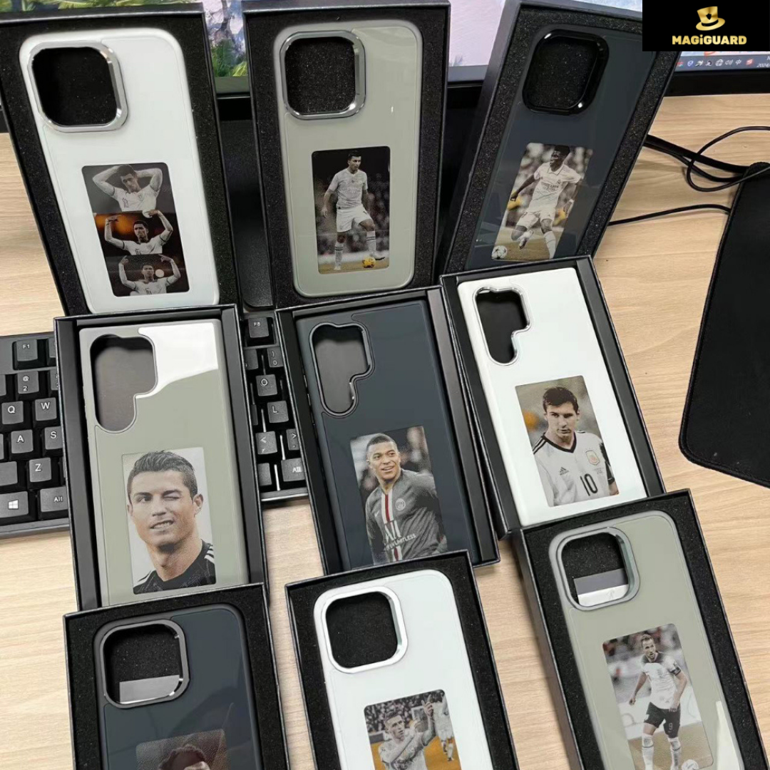 Husa Telefon NFC cu Ecran E-INK