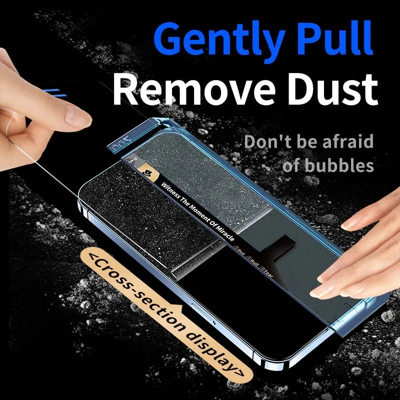 Folie de Protectie cu Carcasa iPhone/Samsung
