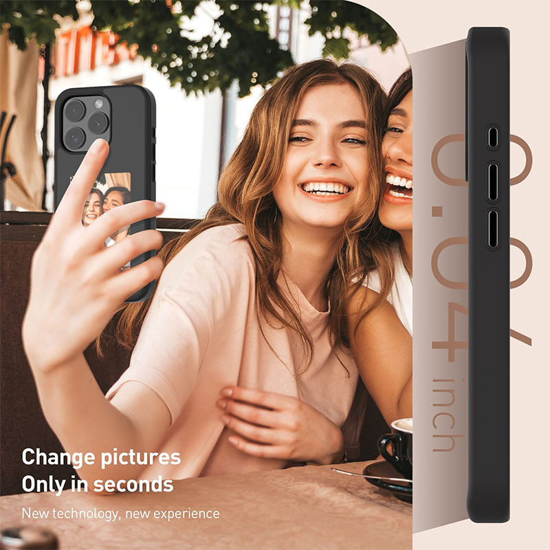 Husa Telefon NFC cu Ecran E-INK