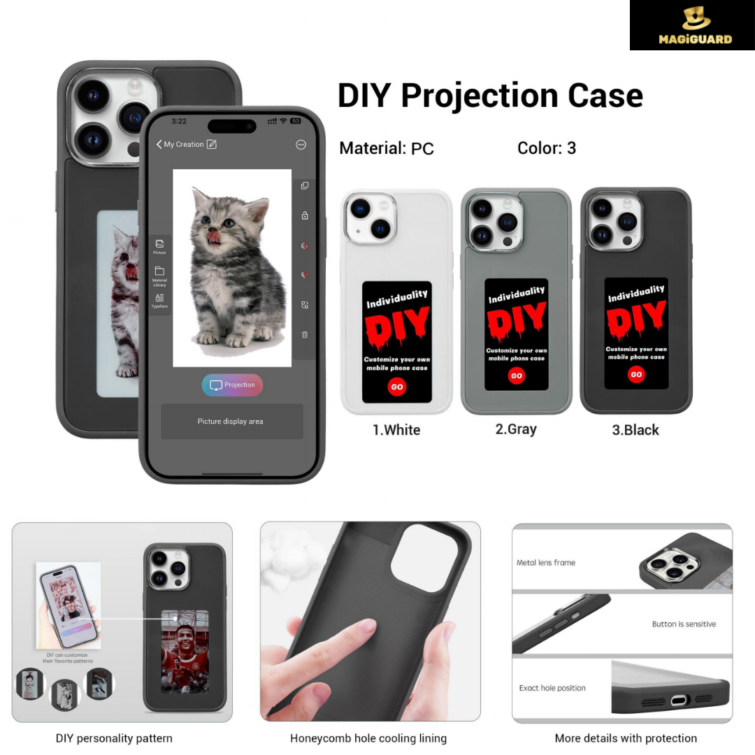 Husa Telefon NFC cu Ecran E-INK