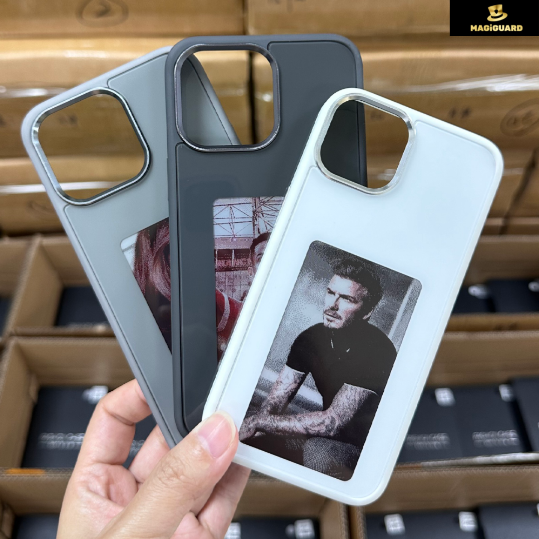 Husa Telefon NFC cu Ecran E-INK